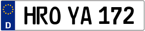 Truck License Plate